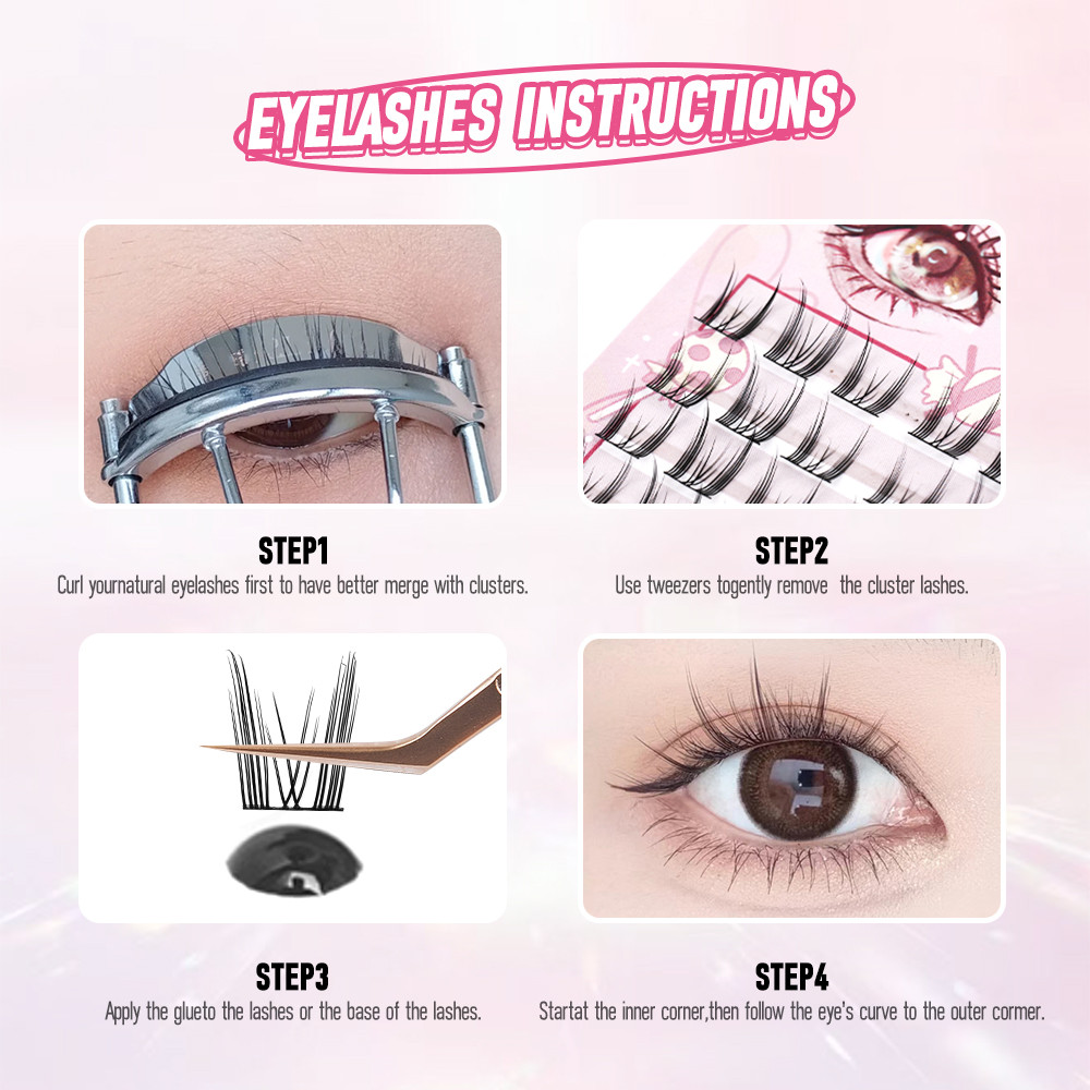 [Keo miễn phí&nhíp] Hộp lông mi giả 10 hàng KILIGMATA với 10-13mm Truyện tranh tự nhiên Lông mi giả Dung lượng lớn Dễ sử dụng Chất lượng cao Tái sử dụng