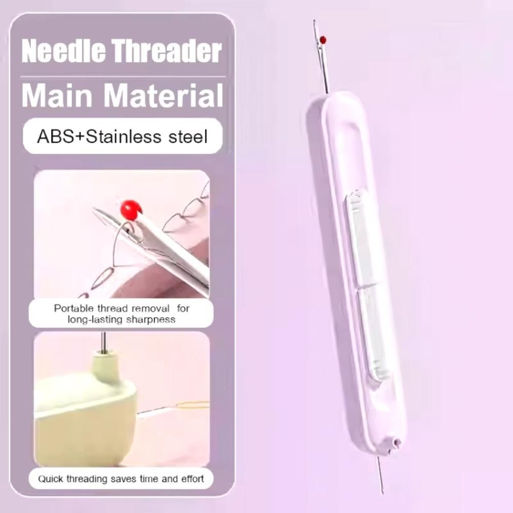 Dụng cụ thêu kim ren Odaka, Dụng cụ đặc biệt thêu tay hai đầu, Dụng cụ may vá tự làm thêu chữ thập 2in1 Pick Up Thread Remover dành cho người cao tuổi