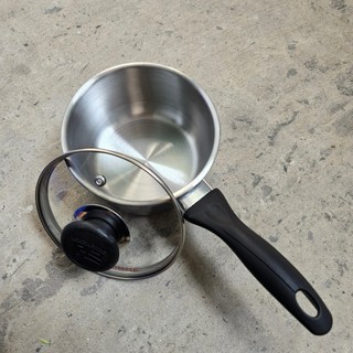 Nồi bột inox đáy từ nắp kính,nồi quánh khuấy bột, nồi quánh 14cm,16cm - Nồi bột Đông Á