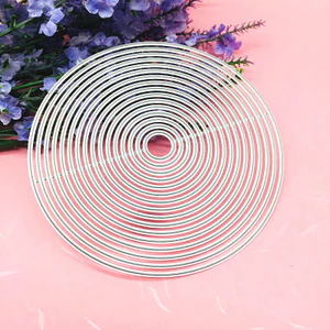 Khuôn Cắt Thép Carbon Nhiều Lớp Thẻ Giấy Tròn Dập Nổi Mẫu Khắc Thủ Công