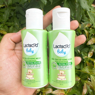 Combo 3 món gồm : 1 Chai Dầu tràm Huế chai 100ml (Hàng khuyến mãi)+ 2 Chai sữa tắm cho bé Lac ta cyd 60ml
