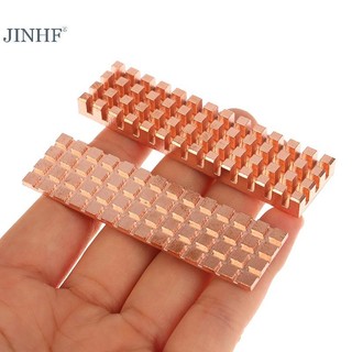 JINHF 1 Bộ Máy Tính Đồng Tản Nhiệt SSD M.2 2280 PCI-E NVME Cho PC Notebook, Kèm Tấm Nhiệt