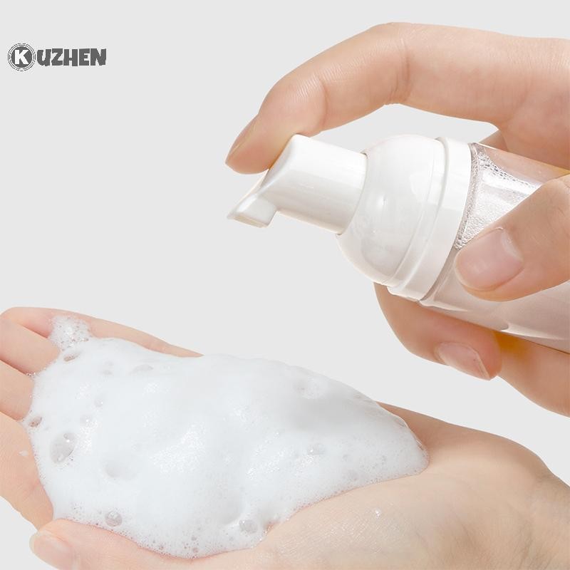 Kuzhen Bọt Bơm Chai Du Lịch Tạo Bọt Hộp Đựng Xà Phòng Tay Lash Sữa Rửa Mặt Dầu Gội Mousse Bơm Có Thể Đổ Lại Hộp Đựng HOT