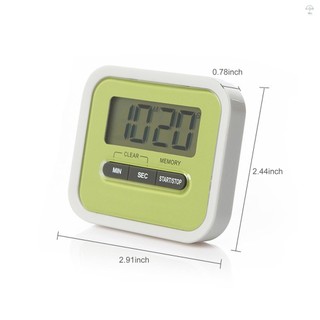 Đồng hồ hẹn giờ nhà bếp nam châm 100 phút Đếm ngược và đếm ngược kỹ thuật số có chân đế kẹp báo động lớn Màn hình LCD lớn Đồng hồ hẹn giờ nấu ăn để quản lý thời gian nấu ăn