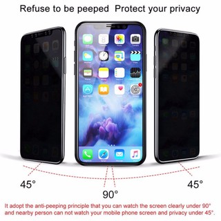 Iphone X XS XR 11 12 13 14 15 16 Pro Max 9H Kính cường lực bảo mật toàn diện Chống gián điệp Bảo vệ màn hình Độ phân giải cao