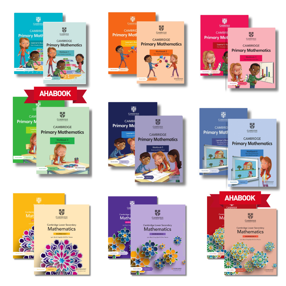 Aha - Sách - Cambridge Primary Mathematics 2nd Level 1-9 - Trọn bộ 2 ...