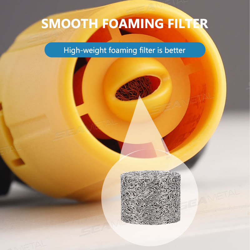Máy tạo bọt rửa xe SEAMETAL cầm tay tạo bọt rửa xe tuyết phun mạnh tạo bọt dày đặc vòi phun nâng cấp