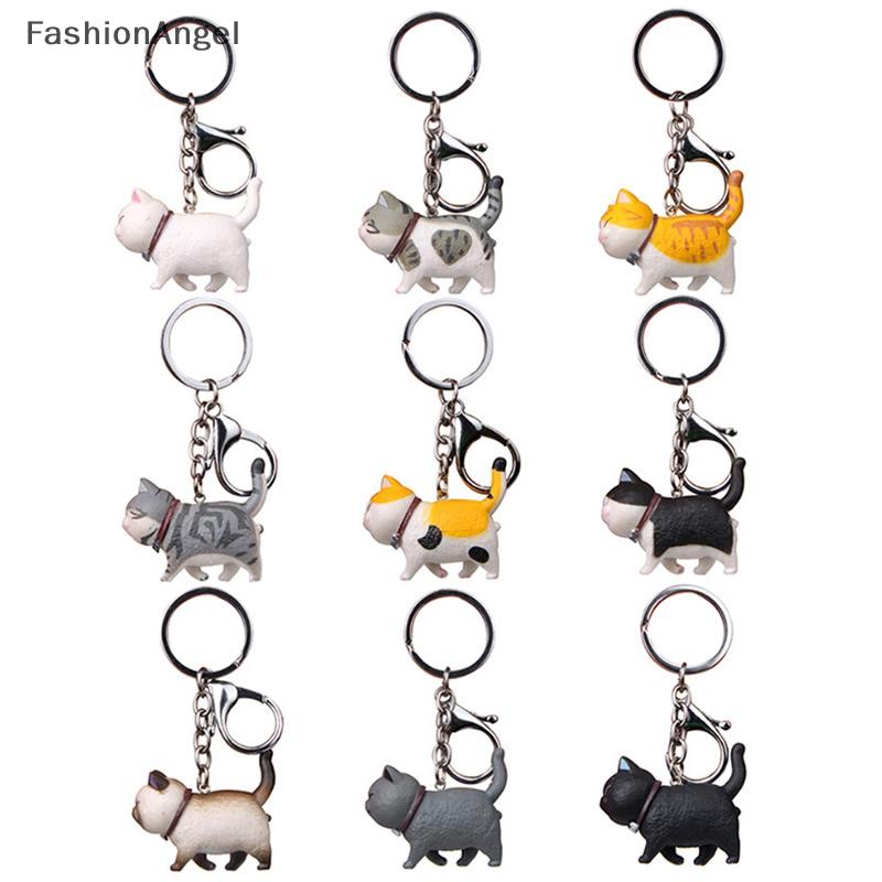 FashionAngel Mới Đáng Yêu Mèo Con Móc Khóa Móc Khóa Túi Xách Mặt Dây Chuyền Trang Trí Trẻ Em Quà Tặng VN