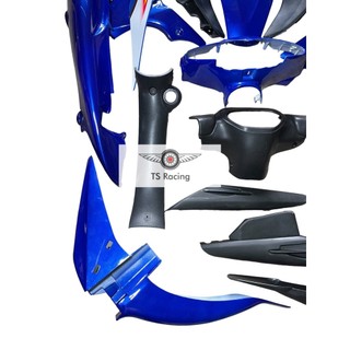 Dàn áo Jupiter R màu xanh dương - xanh GP - tặng team 3 lớp