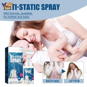 Xịt Chống Tĩnh Điện Loại Bỏ Xịt Tĩnh Điện Cho Quần Áo Áo Rèm