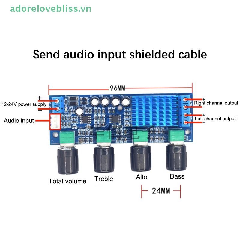 THÊM XH-M577 Bảng khuếch đại công suất kỹ thuật số TPA3116D2 Bảng khuếch đại âm thanh 12-24V Amp Bảng âm công suất cao 80Wx2 Hai âm thanh BSS