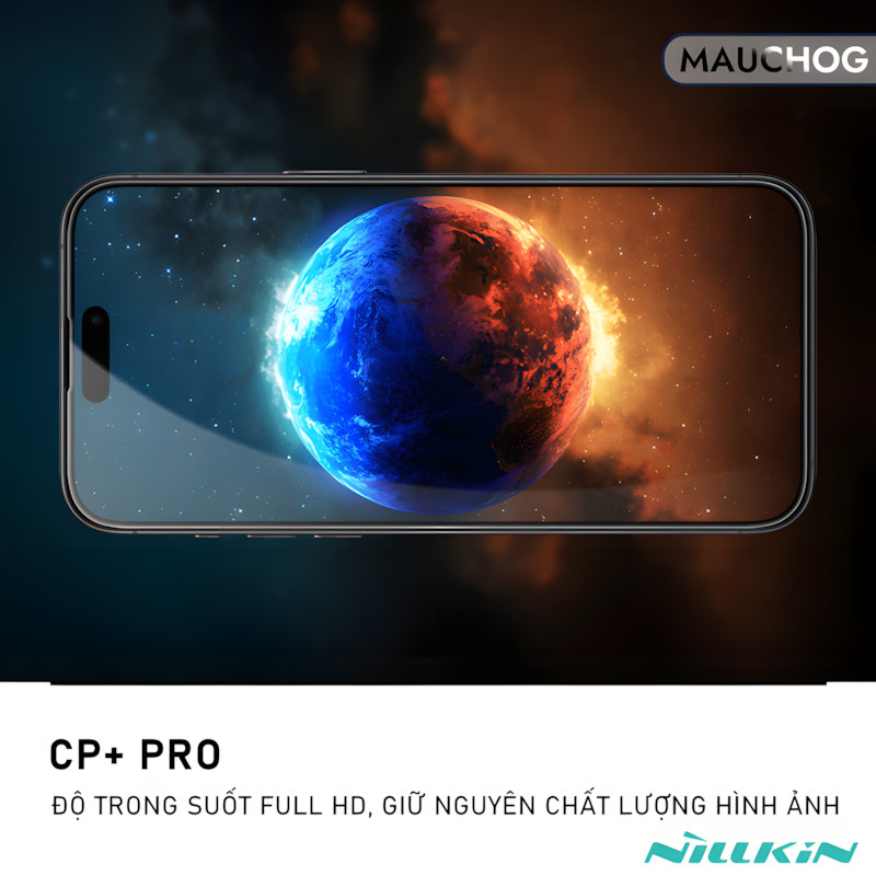 Kính Cường Lực Trong Suốt Nillkin CP+ Pro Siêu Mỏng Cho Điện Thoại iPhone 17 Pro Max 16 15 14 13 12