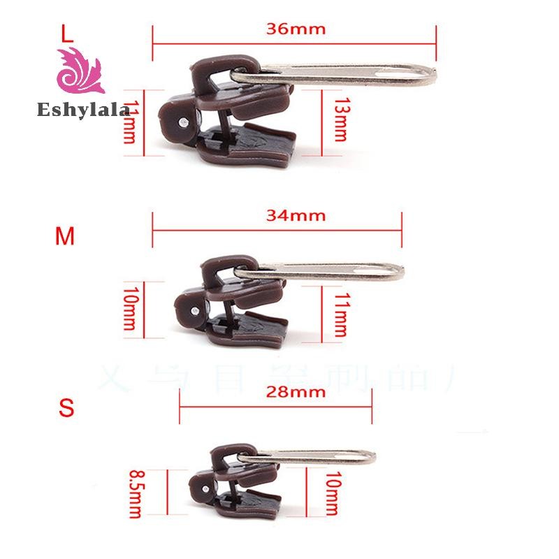 6 Chiếc Dây Kéo Đa Năng Sửa Chữa Dây Kéo Bộ Dụng Cụ Sửa Chữa Thay Thế Khóa Kéo Thanh Trượt Cho DIY May [MỚI]