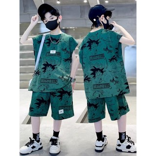 Bộ quần áo trẻ em dành cho bé trai 15-45kg mẫu SUKU.Set đồ sát nách bé trai.bộ ba lỗ bé trai, HE27