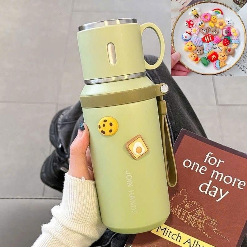 Bình Giữ Nhiệt Inox 316 Dung Tích 600ml Có Lưới Lọc Kèm Nắp Cốc mq