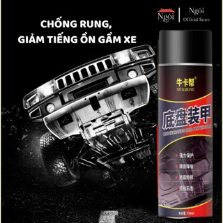 Sơn Phủ Gầm Cao Su Non Sơn Xịt Gầm Xe Ô Tô Chống Ồn Rỉ Sét Xịt Tay Khung Gầm Xe Hơi 750ml NGÓI HOME - SG01