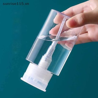 Srvn 100 / 150 / 200ml Du Lịch Di Động Chai Đổ Lại Nhựa Trống Sơn Móng Tay Tẩy Chất Lỏng Báo Chí Bơm Bình Đựng.