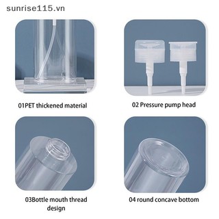 Srvn 100 / 150 / 200ml Du Lịch Di Động Chai Đổ Lại Nhựa Trống Sơn Móng Tay Tẩy Chất Lỏng Báo Chí Bơm Bình Đựng.