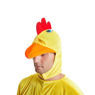 Trang phục gà vàng cho người lớn Quần áo Cosplay động vật cho sân khấu Trò chơi tương tác gia đình Halloween