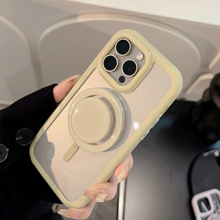 Giá Đỡ Từ Tính Trong Suốt Ốp Lưng Điện Thoại IPhone 16 15 15pro Max 13 Mini 14 14pro 14max 12 11 Pro Max IX XR SE2 Plus Bìa Cứng P7