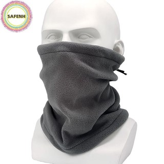 Safenh Mùa Đông Thể Thao Ngoài Trời Khăn Nhung Cổ Gaiter Trượt Tuyết Ống Khăn Nửa Mặt Dành Cho Nam Nữ Cổ Lạnh Cổ Khăn Cổ VN