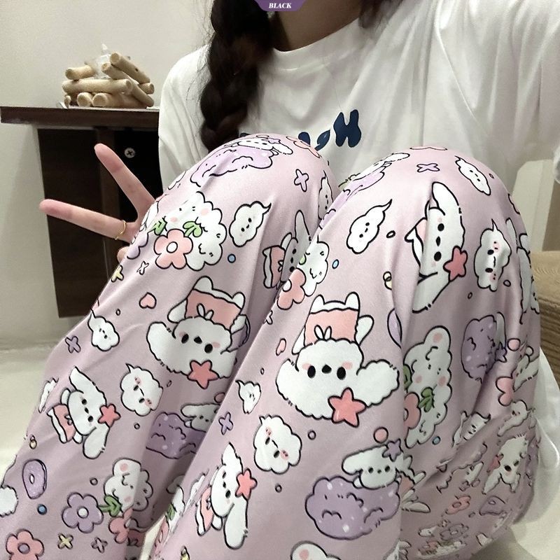 Quần Ngủ Bé Gái Mỹ Mùa Hè Dễ Thương Ins Hoạt Hình Thường Ngày Sinh Viên Ký Túc Xá Nhà Quần Rời [BL]
