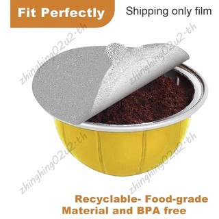Lá nhôm Nắp đậy Con dấu - Tái sử dụng Viên nang Cà phê 120 Cái, cho Vertuoline Vertuo Tái sử dụng Cà phê Pods Cover Seals 62mm