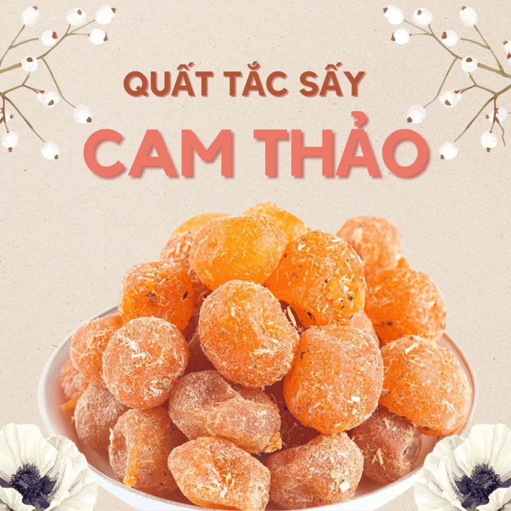 Quất tắc sấy cam thảo 500g