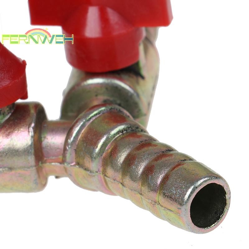 [Fernweh] Van tắt 3 chiều loại Y có kẹp Fitg Vòi nhiên liệu Barb 10MM [MỚI]