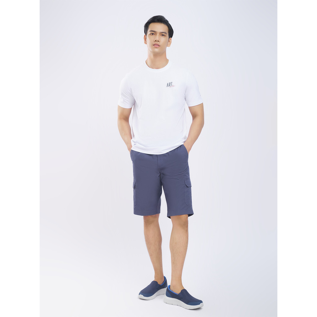 Quần short khaki túi hộp VIETTIEN SMART CASUAL vải Modal phom regular VT00000073