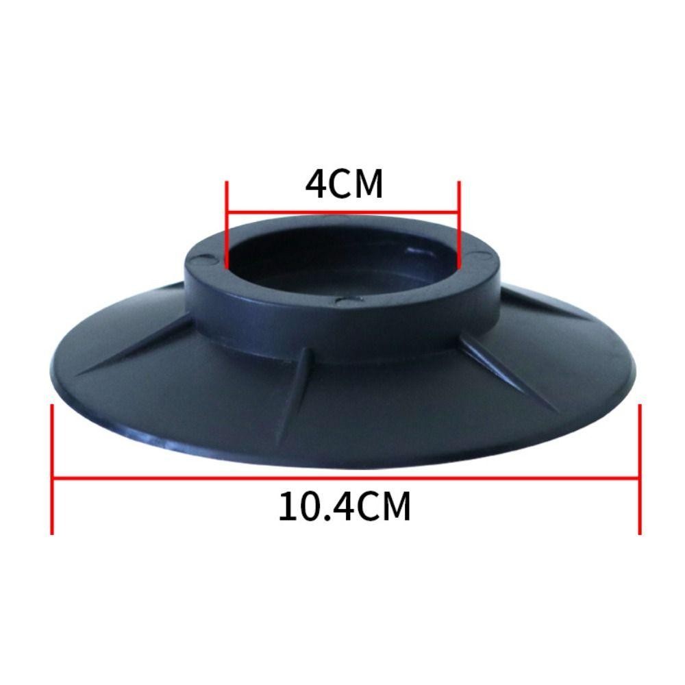 BAMBOOB 4 Miếng đệm chân máy giặt, Máy giặt có độ đàn hồi cao su màu đen Tấm lót chống sốc, Tấm bảo vệ đa năng chống sốc Miếng đệm tắt tiếng