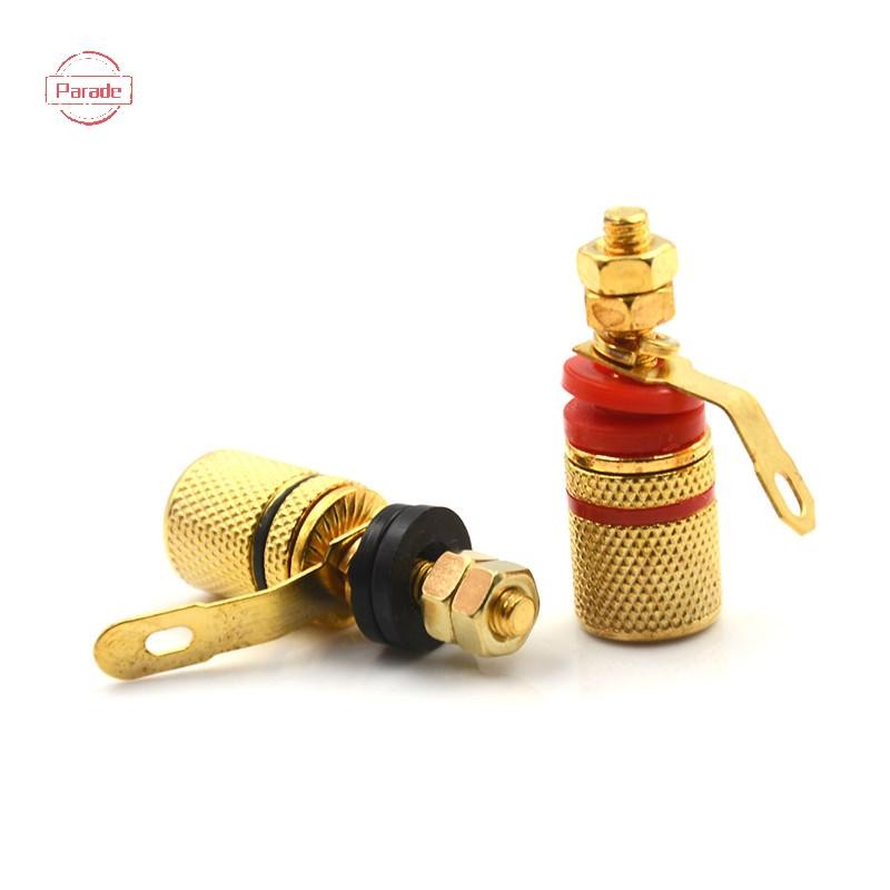 Diễu Hành 4 Cái / lốc 4 Mm Chuối Cắm Ràng Buộc Bài Loa Ổ Cắm Điện Thiết Bị Đầu Cuối VN