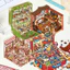 Enwei 3 Chiếc [Dòng Tiệc Động Vật] 3D Dễ Thương Deco Dán PET Miếng Dán Giấy Thêu Sò Chất Liệu Sổ Lưu Niệm Bộ
