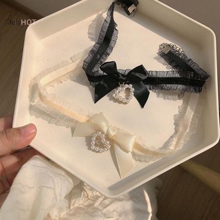 Julyhot Vintage Ren Trái Tim Choker Gothic Nơ Vòng Cổ Bé Gái Đồng Nhất Phụ Kiện Massivedeals