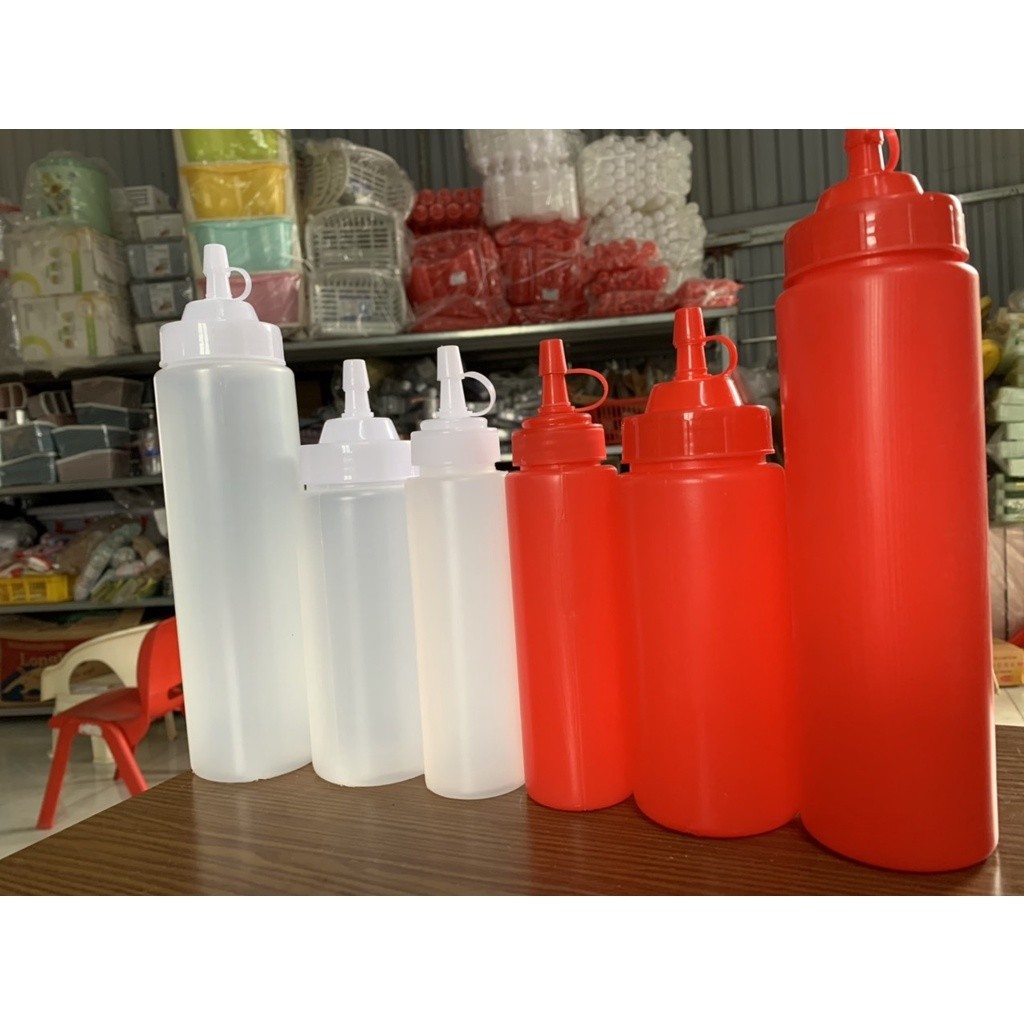 Lọ tương ớt  Việt Nhật Lọ tương ớt 200ml, 300ml, 500ml  Chai đựng tương ớt, tương cà, nước sốt nhựa dẻo cao cấp