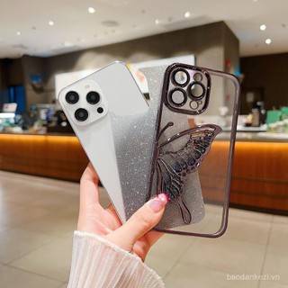 Ốp điện thoại cho OPPO Reno 13 13F 12 12F 11F 11 10 8T 7Z 8Z 8 7 6Z 6 5F 5 4F 4 4G 5G, ốp lưng lấp lánh hình bướm