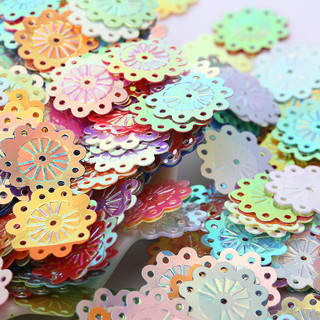 Phụ kiện thời trang handmade sequin 18mm, dùng để trang trí quần áo và mũ khiêu vũ
