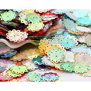 Phụ kiện thời trang handmade sequin 18mm, dùng để trang trí quần áo và mũ khiêu vũ