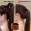 BORAGETE 5 Cái / bộ Dây buộc tóc, Giữ đuôi ngựa dày đầy màu sắc, Dây buộc tóc co giãn Phụ kiện tóc