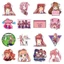 HK1 50 Cái / bộ Doki Doki Câu Lạc Bộ Văn Học Dán Anime Graffiti Hành Lý Đàn Guitar Chống Thấm Nước Trang Trí KH1