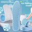 ESSENCEH Đế mát mẻ, thấm mồ hôi Memory Foam Mesh Đế thoáng khí, Hấp thụ sốc Đế lót cảm giác mát mẻ có độ đàn hồi cao