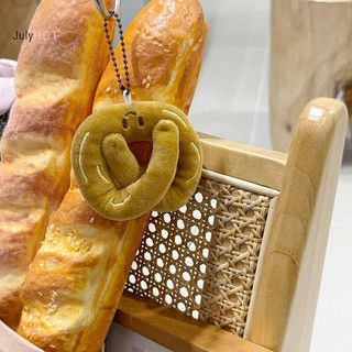 Julyhot Mô Phỏng Dễ Thương Bánh Mì Thực Phẩm Donut Bullhorn Sang Trọng Móc Khóa Hoạt Hình Sang Trọng Búp Bê Móc Khóa Mặt Dây Chuyền Ba Lô Trang Trí Quà Tặng Massivedeals