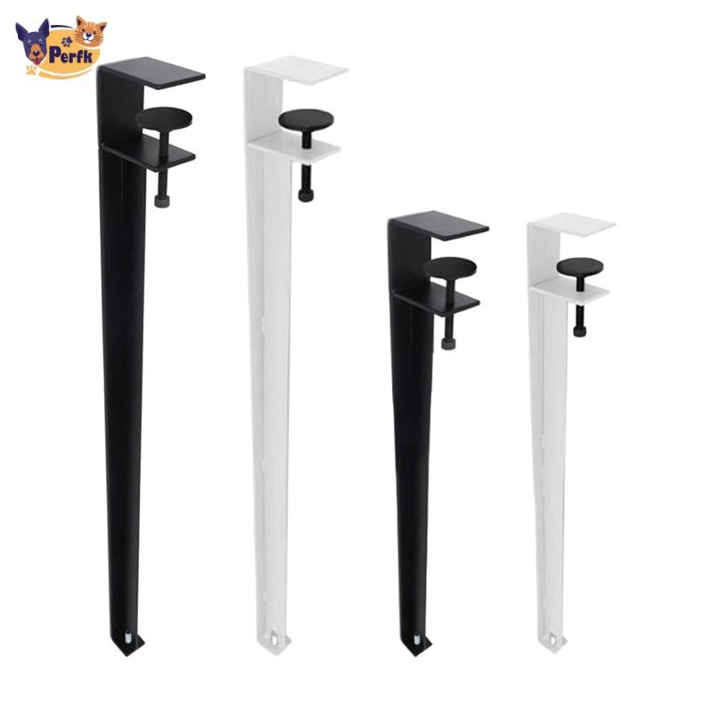 Bàn kim loại di động kẹp chân để máy tính văn phòng và bàn bên