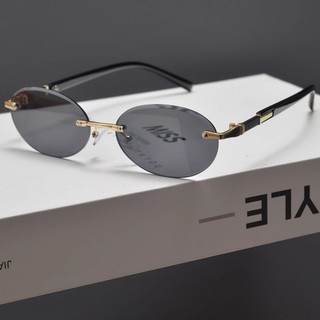 Kính Mát Hàn Quốc Mới Hình Bầu Dục Nhỏ Vintage Thời Trang Sắc Thái Dành Cho Nữ UV400 Hợp Thời Trang Nhiều Màu Kính Mắt Cho Nữ