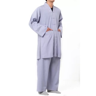 đồ lam đi chùa, áo tăng, la hán tăng, đồ nam tay dài, thời trang nam