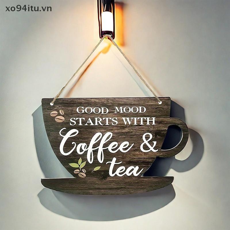 Xoitu Trà Cà Phê Bằng Gỗ Dấu Hiệu Mộc Mạc Mỹ Dấu Hiệu Cafe Cà Phê Thanh Trang Trí Cho Nhà Bếp Diner Nhà Lễ Hội Tường Gỗ Trang Trí VN