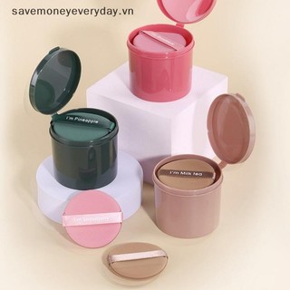 [savemoneyeveryday] 7 Cái / hộp Bộ Puff Mỹ Phẩm Dâu Tây Hai Mặt Nữ Trang Điểm Mềm Xốp Dụng Cụ Trang Điểm Làm Đẹp [vn]