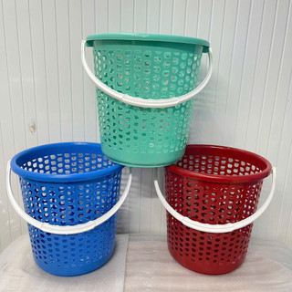 Sọt Tròn Có Quai Xách Đa Năng 25x26cm - Nhựa Đại Triển