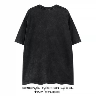Phong Cách Hàn Quốc GD Kwon Ji-Dragon Cùng Phong Cách Đường Phố Cao Cấp Rửa Đau Khổ Daisy Tay Ngắn Dạo Phố Hip-Hop oversize Cotton Nguyên Chất T-