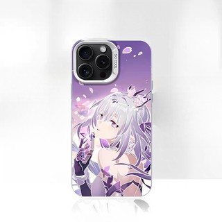 Ốp Điện Thoại Honkai Star Rail Castorice Cho Iphone 16 Pro Max 16e 11 12 13 14 15 Pro Max 7 8 Plus XR X XS Cover Cô Gái Dễ Thương Matte Armor Cao Cấp IMD Vỏ Chống Sốc